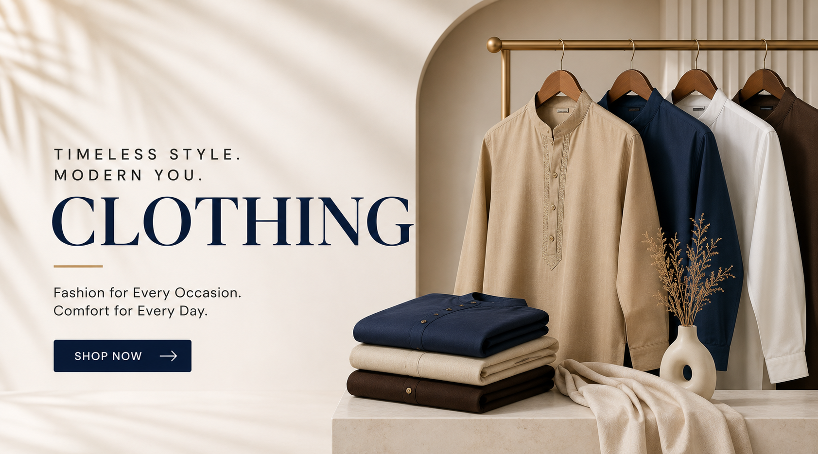 clothing banner