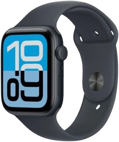Apple Watch SE Gen 3 44mm Midnight Case with MIdnight Sports Band